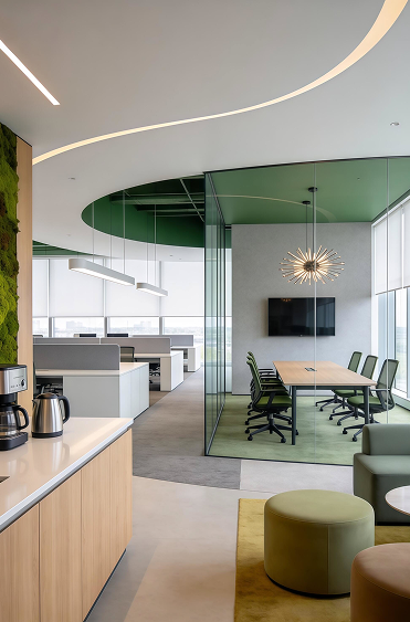 Modern professional office workspace